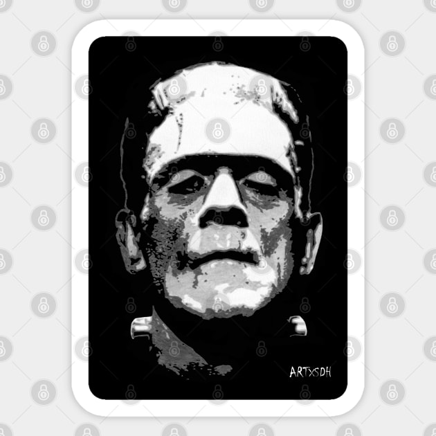 Frankenstein Sticker by ARTxSDH